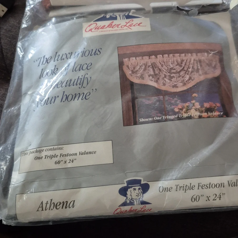 Quaker Lace Festoon Valance 60